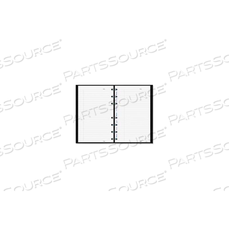 MIRACLEBIND NOTEBOOK, COLLEGE/MARGIN, 11 X 9-1/16, WHITE, 75 SHEETS, BLACK COVER by Rediform MIRACLEBIND NOTEBOOK, COLLEGE/MARGIN, 11 X 9-1/16, WHITE, 75 SHEETS, BLACK COVER by Rediform