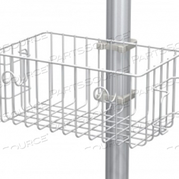 WALL ROLLED STAND RAIL UTILITY BASKET - 6 IN by GE Medical Systems Information Technology (GEMSIT)