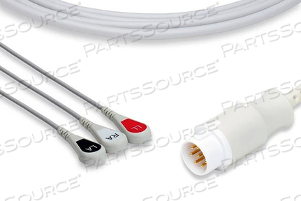 PATIENT CABLE FIXED 3-LEAD 