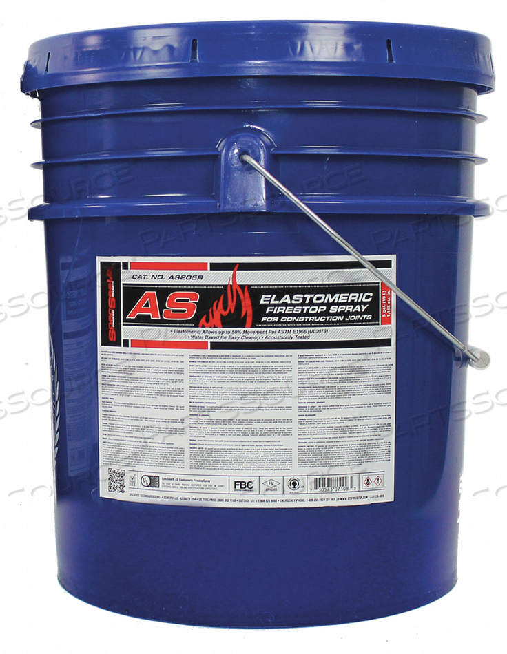 FIRE BARRIER SPRAY 5 GAL. RED 