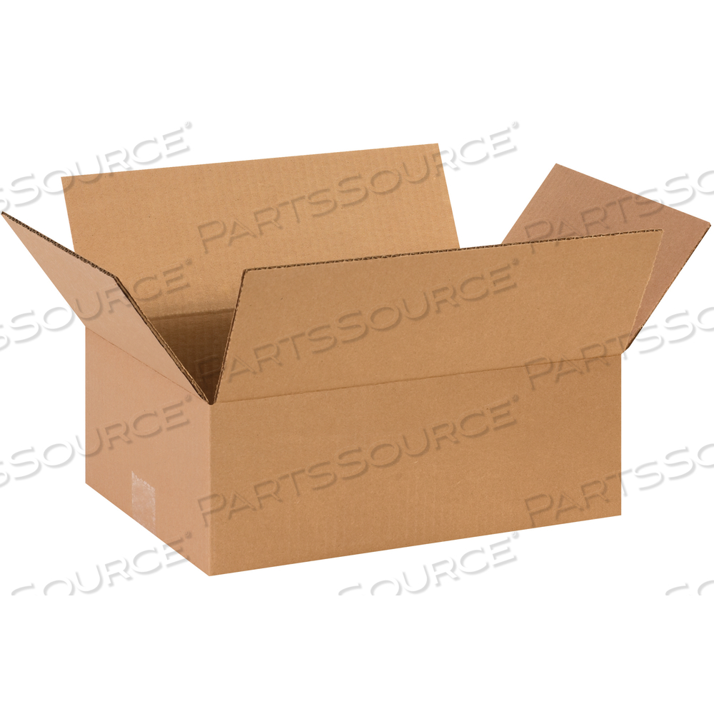 FLAT CORRUGATED BOXES, 14" X 10" X 5", KRAFT, 25/BUNDLE by BOX Partners (Box Acquisitions, LLC)