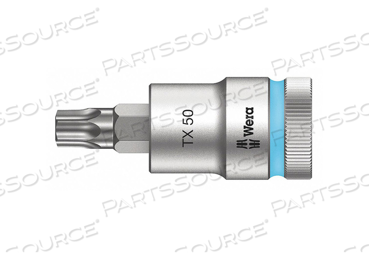 SOCKET BIT TORX(R) TX50 TIP SIZE by Wera SOCKET BIT TORX(R) TX50 TIP SIZE by Wera