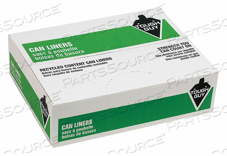 TRASH BAG 45 GAL. BLACK PK100 by Tough Guy TRASH BAG 45 GAL. BLACK PK100 by Tough Guy