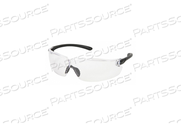SAFETY GLASS CLEAR LENS FRAMELESS by MCR Safety