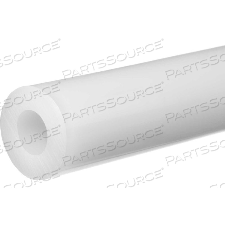 CHEMICAL RESISTANT HIGH TEMPERATURE TEFLON PTFE TUBING-3/16"ID X 5/16"OD X 10 FT. 