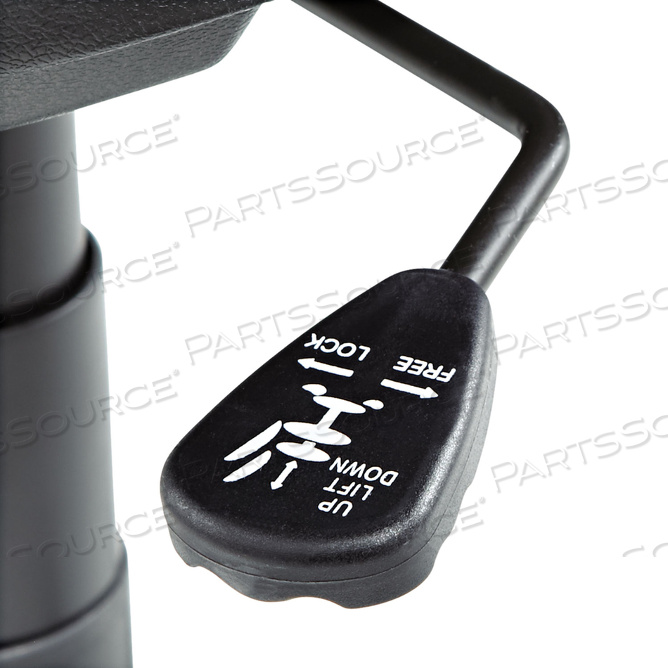 ALERA INTERVAL SERIES SWIVEL/TILT TASK CHAIR, BONDED LEATHER SEAT/BACK, UP TO 275 LB, 18.11" TO 23.22" SEAT HEIGHT, BLACK by Alera