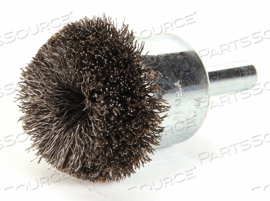 FLARED CRIMPED WIRE END BRUSH STEEL by Weiler FLARED CRIMPED WIRE END BRUSH STEEL by Weiler