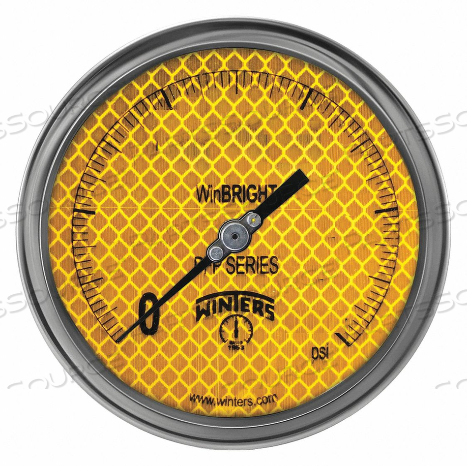 GAUGE 4 DIAL SIZE MNPT CONNECTION by Winters Instruments