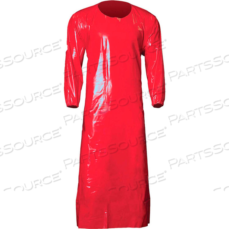 TOP DOG 6 MIL GOWN- LARGE, RED by Top Dog TOP DOG 6 MIL GOWN- LARGE, RED by Top Dog