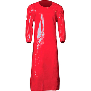TOP DOG 6 MIL GOWN- LARGE, RED by Top Dog