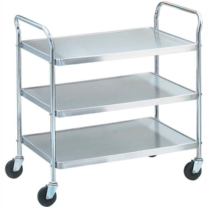STAINLESS STEEL SHELF CART, KD, 500 LBS. CAPACITY, 40-1/2"D X 21"W X 36-1/2"H by Vollrath