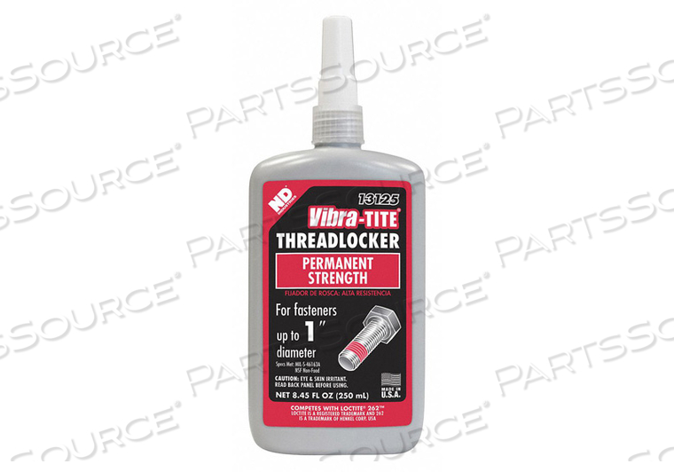 THREADLOCKER RED GAP 0.007 250ML by Vibra-Tite