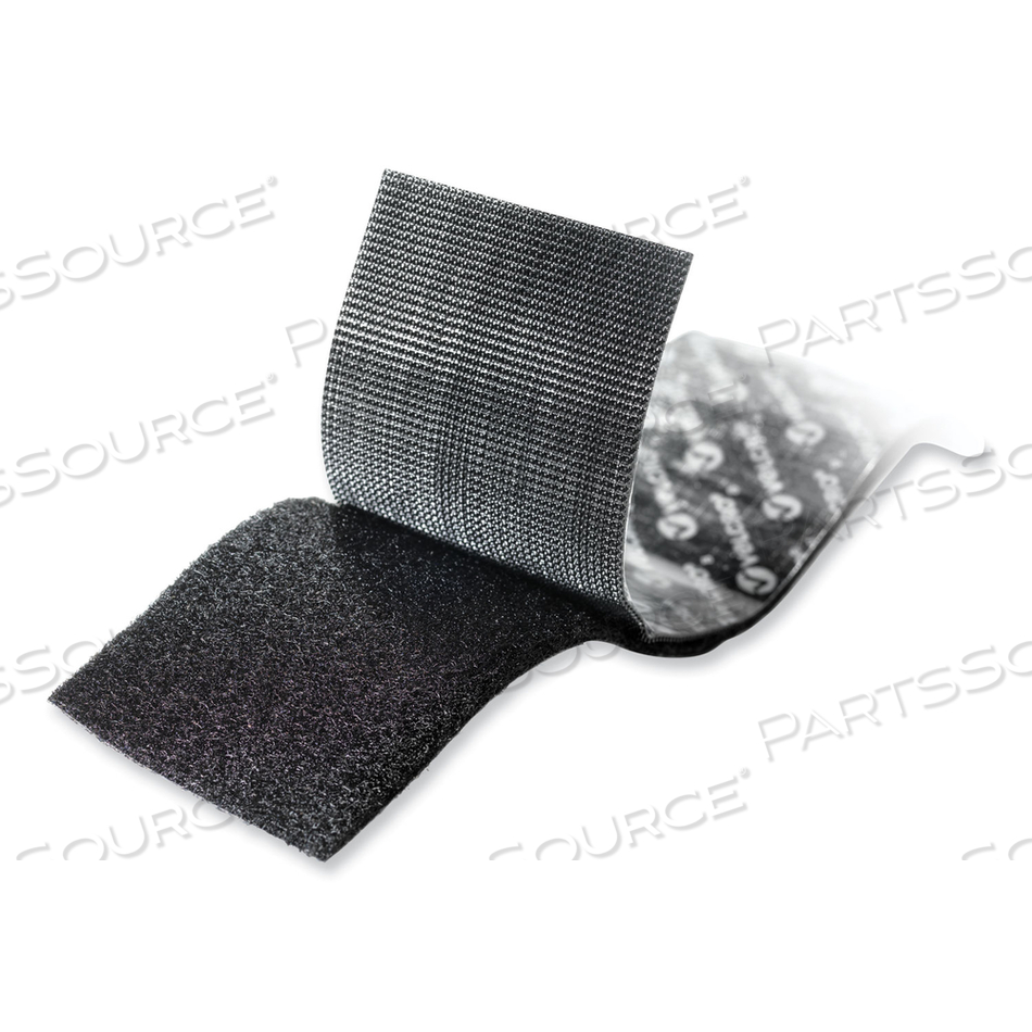 INDUSTRIAL STRENGTH HEAVY-DUTY FASTENERS, 2" X 25 FT, BLACK INDUSTRIAL STRENGTH HEAVY-DUTY FASTENERS, 2" X 25 FT, BLACK