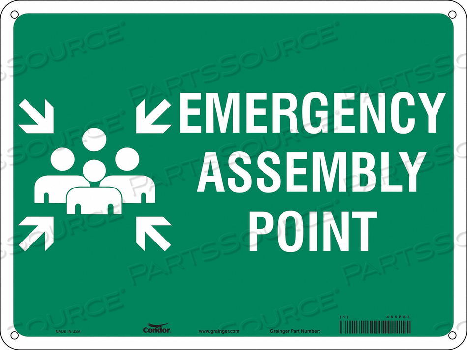SAFETY SIGN 24 WX18 H 0.055 THICKNESS by Condor