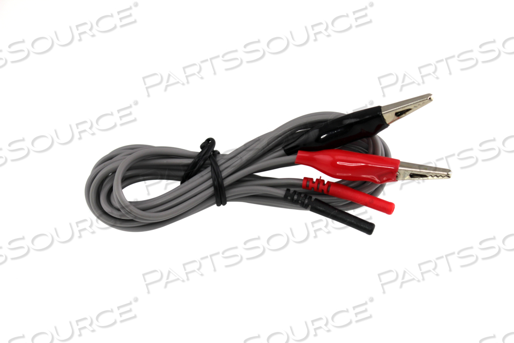 LEAD CABLE, BLACK/RED, 6FT CABLE LENGTH, FOR USE WITH: FOR NERVE STIMULATORS by David Scott Company