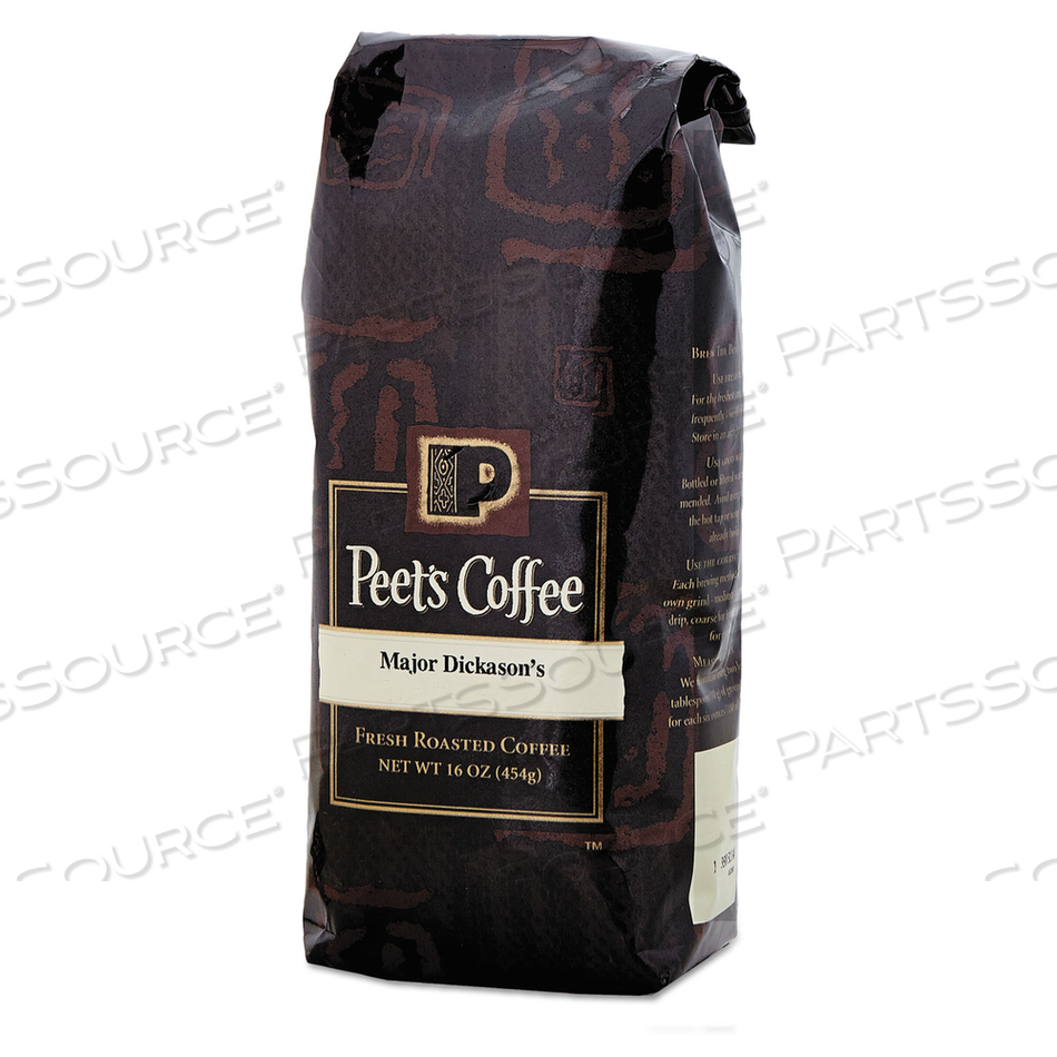 BULK COFFEE, MAJOR DICKASON'S BLEND, GROUND, 1 LB BAG by Peet's Coffee & Tea BULK COFFEE, MAJOR DICKASON'S BLEND, GROUND, 1 LB BAG by Peet's Coffee & Tea