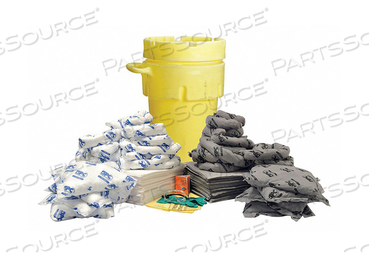 SPILL KIT UNIVERSAL YELLOW by Brady Americas
