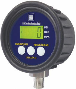 DIGITAL PRESSURE GAUGE 3000 PSI MG1-9V by SSI