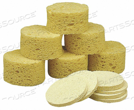 SPONGE 2-1/4 L 2-1/4 W NATURAL PK12 by Ability One