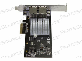 PCIE NETWORK ADAPTER CARD DUAL NIC PORTS NETWORK INTERFACE CARD 2X 10 GBE RJ45 P by StarTech.com Ltd.