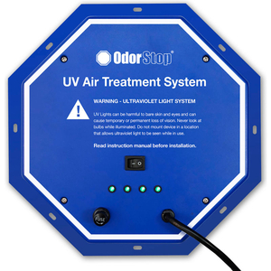 36 WATT UV AIR TREATMENT SYSTEM WITH AIRFLOW SENSOR AND 16" BULB by Odorstop LLC