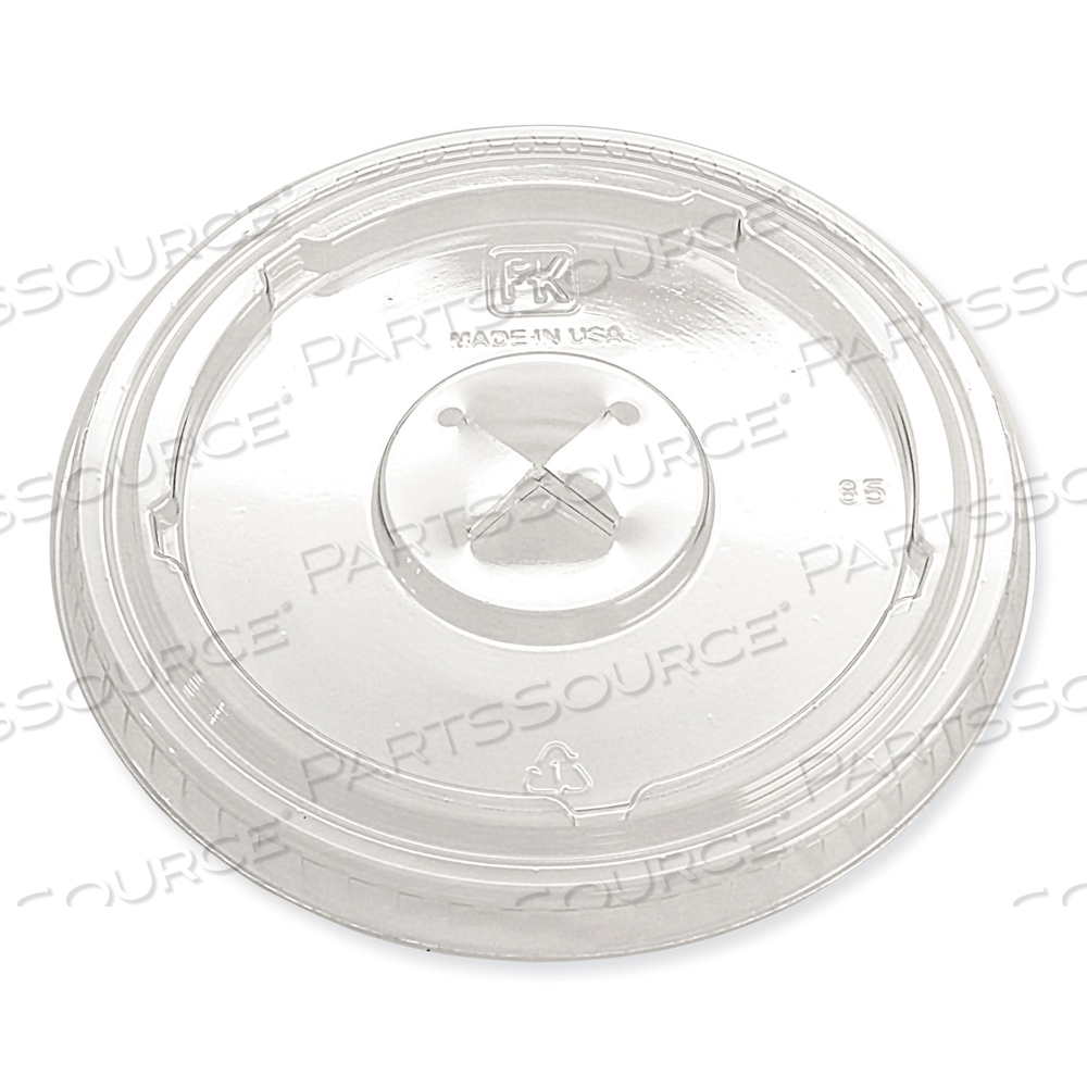 GREENWARE COLD DRINK LIDS, X-SLOT, FITS 12 OZ TO 20 OZ CUP by Fabrikal