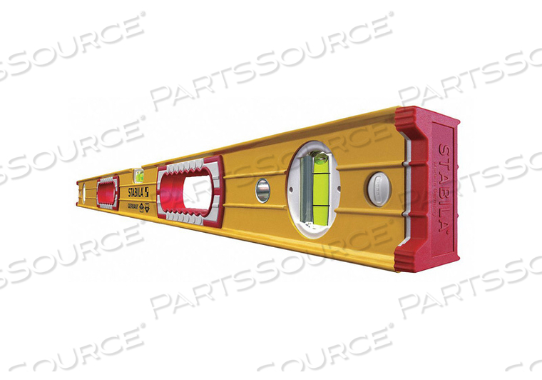 BOX LEVEL ALUMINUM 48 IN L 3 VIALS by Stabila BOX LEVEL ALUMINUM 48 IN L 3 VIALS by Stabila