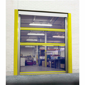 SPRING-LOADED ROLL-UP BUG SCREEN DOCK DOOR WITH 11 OZ MESH PANELS 10 X 10 by TMI, LLC