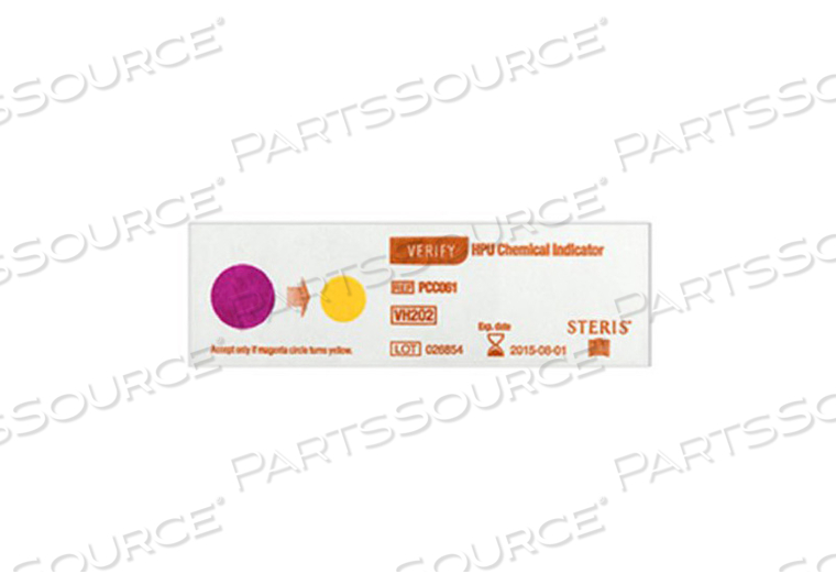 STRIP VAPORIZED HYDROGEN PEROXIDE HPU STERILIZATION CHEMICAL INDICATOR by McKesson STRIP VAPORIZED HYDROGEN PEROXIDE HPU STERILIZATION CHEMICAL INDICATOR by McKesson