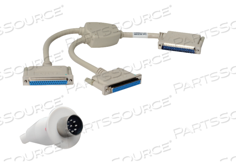 ADAPTER, TYPE Y3, RAULAND 9-PIN DIN, FOR CALL CORD USE ONLY by Crest Healthcare