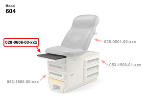 FOOT BOARD-MIDMARK-SPECIAL by Midmark Corp.