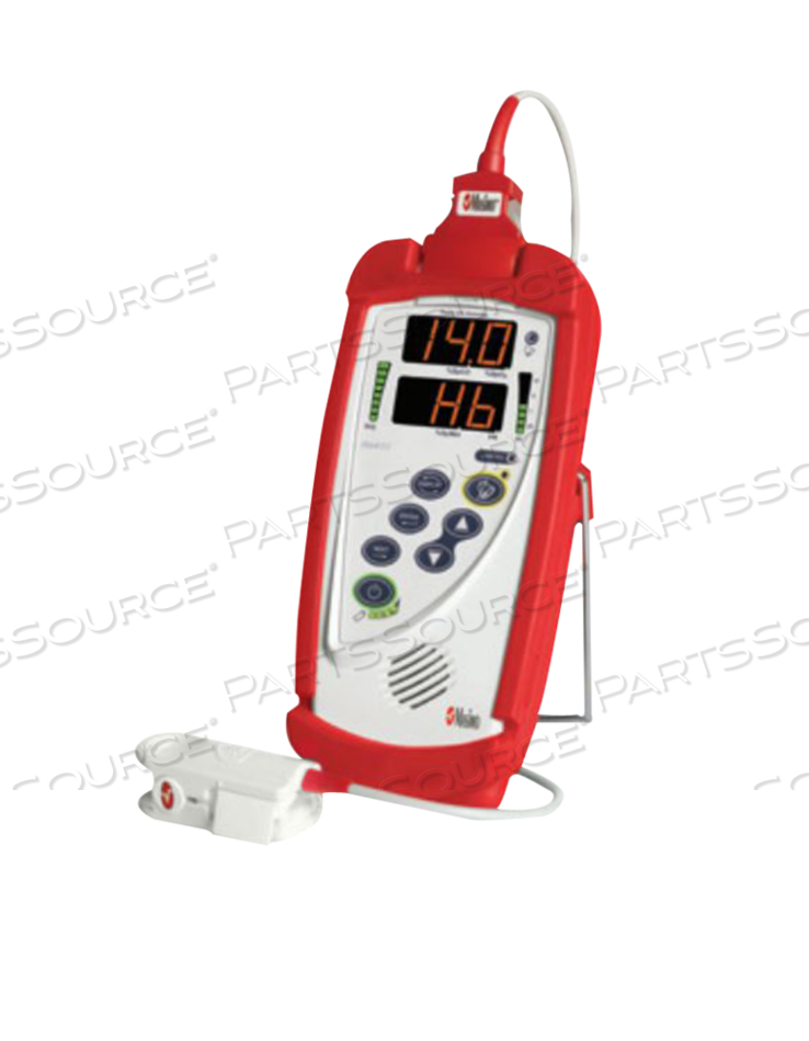 RAD-57 BATTERY OPERATED AUDIBLE AND VISIBLE ALARM HANDHELD PULSE OXIMETER by Masimo