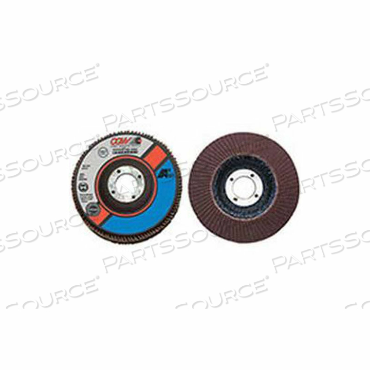 ABRASIVE FLAP DISC 4-1/2" X 7/8" 40 GRIT ALUMINUM OXIDE 