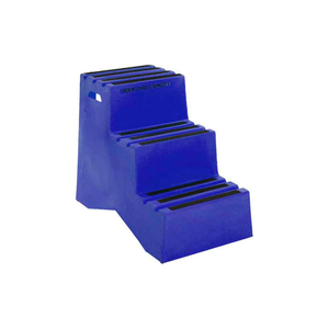 3 STEP PLASTIC STEP STAND - BLUE 20"W X 33-1/2"D X 28-1/2"H by US Roto Molding