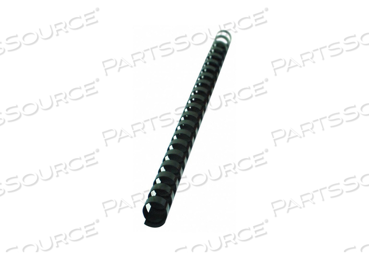 BINDING SPINES COMB 3/8IN BLACK PK100 by Sircle