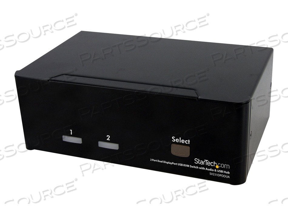 CONTROL 2 HIGH-RESOLUTION DUAL DISPLAYPORT COMPUTERS WITH A SINGLE CONSOLE - USB by StarTech.com Ltd.