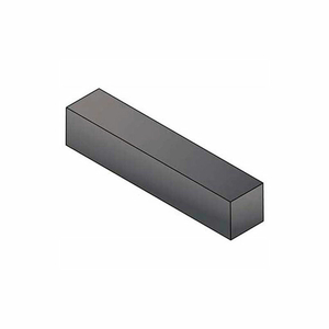 KEYSTOCK - 9/16" X 3/4" X 6 FT - CARBON STEEL - PLAIN - UNDERSIZE - ASTM A29 by G.L. Huyett