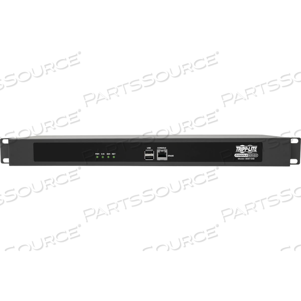 SERIAL CONSOLE SERVER 48-PORT 2 USB PORTS DUAL GBE 4 GB FLASH 1U by Tripp Lite SERIAL CONSOLE SERVER 48-PORT 2 USB PORTS DUAL GBE 4 GB FLASH 1U by Tripp Lite