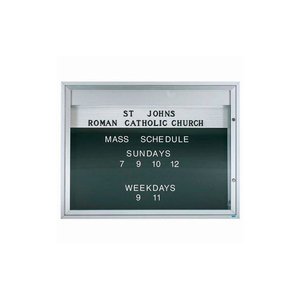 SINGLE SIDED COMMUNITY BOARD - 43"W X 33"H by Aarco Products