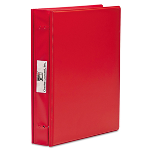 VARICAP EXPANDABLE BINDER, 2 POSTS, 6" CAPACITY, 11 X 8.5, RED by Charles Leonard