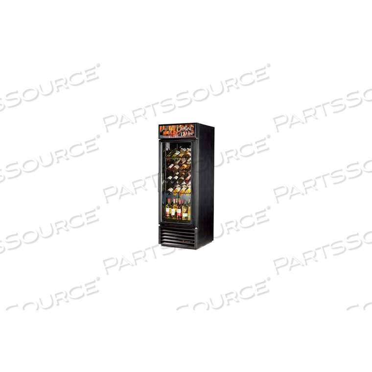GDM-23W WINE MERCHANDISER 1 SECTION - 27"W X 29-7/8"D X 78-5/8"H by True Food Service Equipment