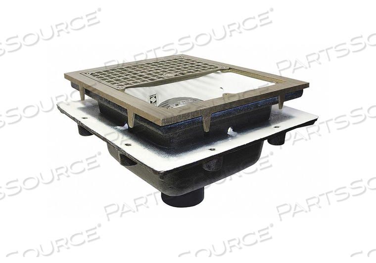 FLOOR DRAIN CAST-IRON NO HUB by Jay R. Smith Mfg. Co