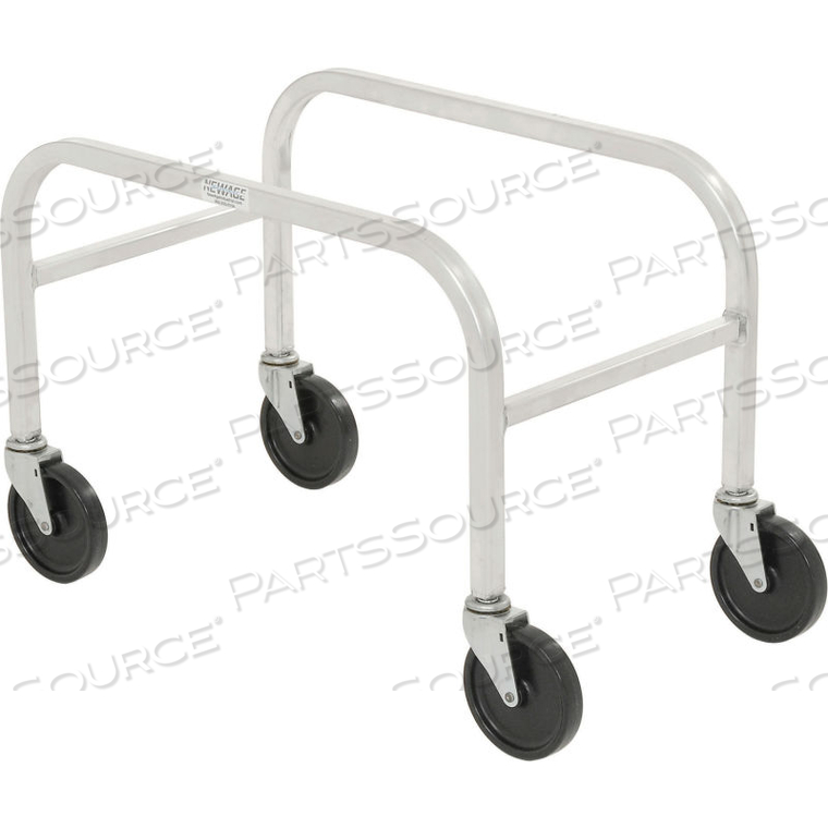 ALL WELDED ALUMINUM 1 LUG CART, 26"L X 15-3/4"W X 19"H, NO LUGS by New Age Industries ALL WELDED ALUMINUM 1 LUG CART, 26"L X 15-3/4"W X 19"H, NO LUGS by New Age Industries
