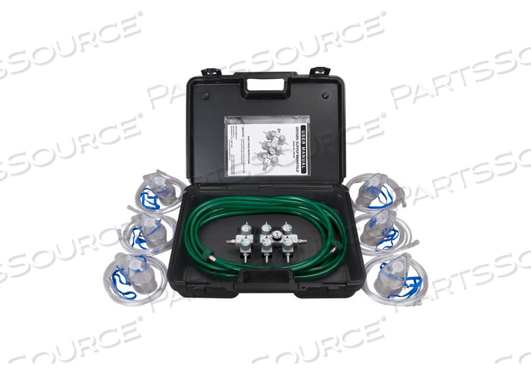 OXYGEN SUPPLY MANIFOLD, 50 PSI, 0 TO 15 LPM FLOW, 5 IN X 2.25 IN X 7.75 IN by Precision Medical, Inc. OXYGEN SUPPLY MANIFOLD, 50 PSI, 0 TO 15 LPM FLOW, 5 IN X 2.25 IN X 7.75 IN by Precision Medical, Inc.