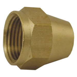 BRASS SHORT FLARE NUT 3/8 by Jones Stephens