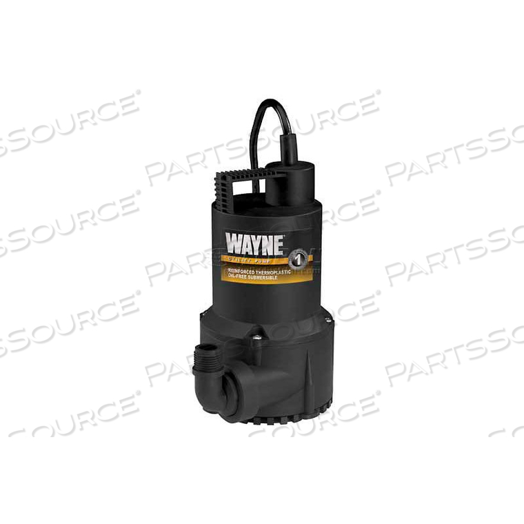 RUP160 1/6 HP SUBMERSIBLE UTILITY PUMP by Wayne Water Systems RUP160 1/6 HP SUBMERSIBLE UTILITY PUMP by Wayne Water Systems