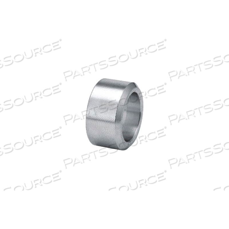 MSS SS 316 CAST PIPE FITTING HALF COUPLING 1-1/2" SOCKET WELD FEMALE X PLAIN by Merit Brass Company