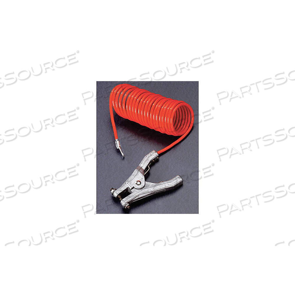 COILED GROUNDING WIRE, HAND CLAMP/TERMINAL, 10 FT, 3/16 IN NOMINAL OUTSIDE DIA. by Approved Vendor COILED GROUNDING WIRE, HAND CLAMP/TERMINAL, 10 FT, 3/16 IN NOMINAL OUTSIDE DIA. by Approved Vendor
