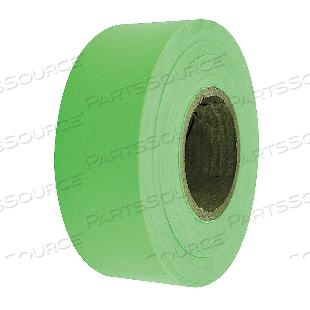 FLAGGING TAPE, FLUORESCENT LIME, NO LEGEND, NO PATTERN, 150 FT LG, 1 3/16 IN WD, VINYL by Approved Vendor FLAGGING TAPE, FLUORESCENT LIME, NO LEGEND, NO PATTERN, 150 FT LG, 1 3/16 IN WD, VINYL by Approved Vendor