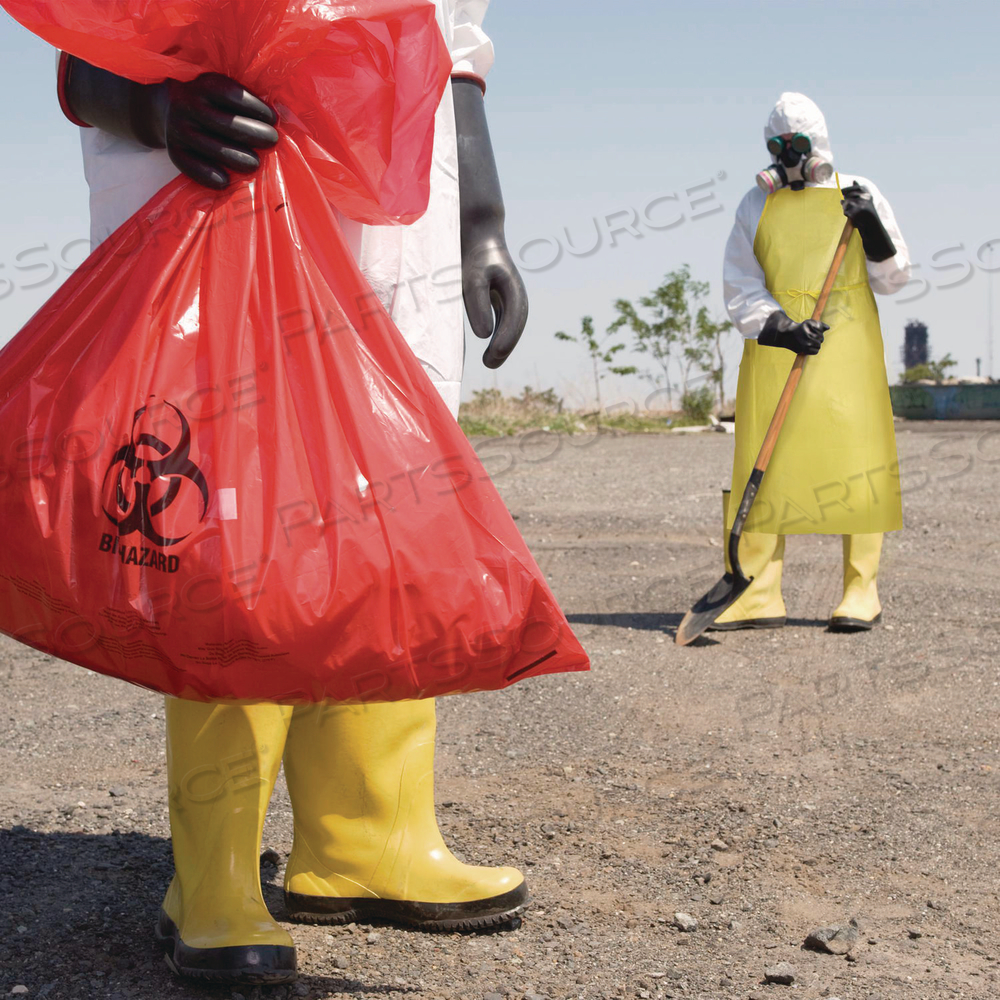 DISPOSABLE APRON YELLOW PK100 by KleenGuard